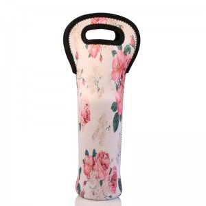 2023 Sublimation Neoprene Champagne Cooler Single Red Wine Tote Bag Hot Water Bottle Holders