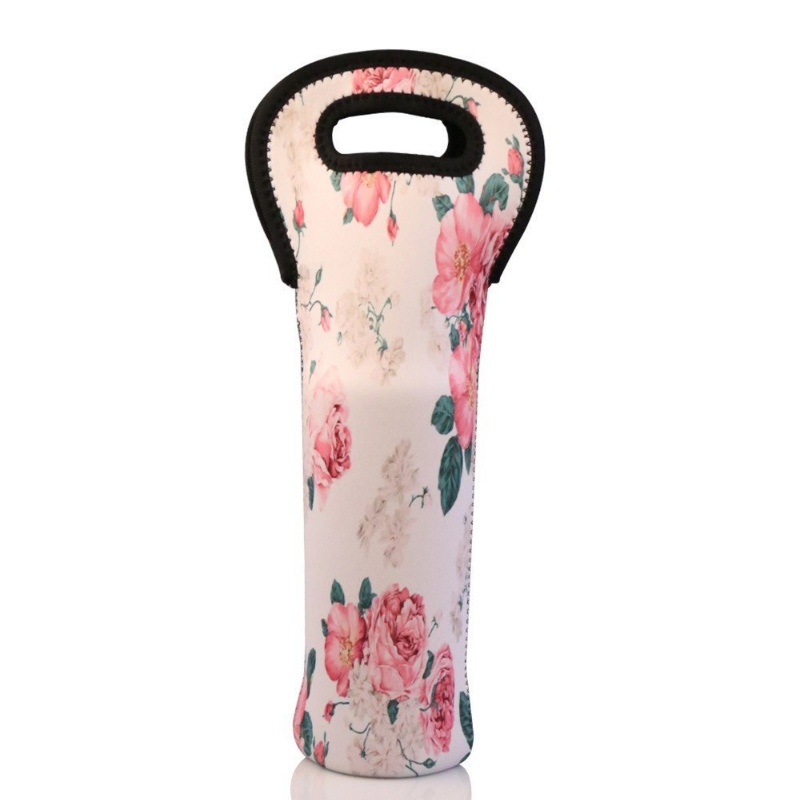 2023 Sublimation Neoprene Champagne Cooler Single Red Wine Tote Bag Hot Water Bottle Holders