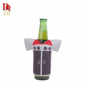 Wholesale high quality printing jackets neoprene alcohol beer can cooler bottle sleeve holder cover