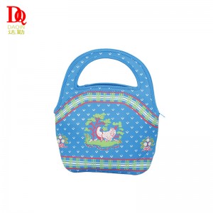 Neoprene Insulated Waterproof Portable Fashion Lunch Bag Woman Students