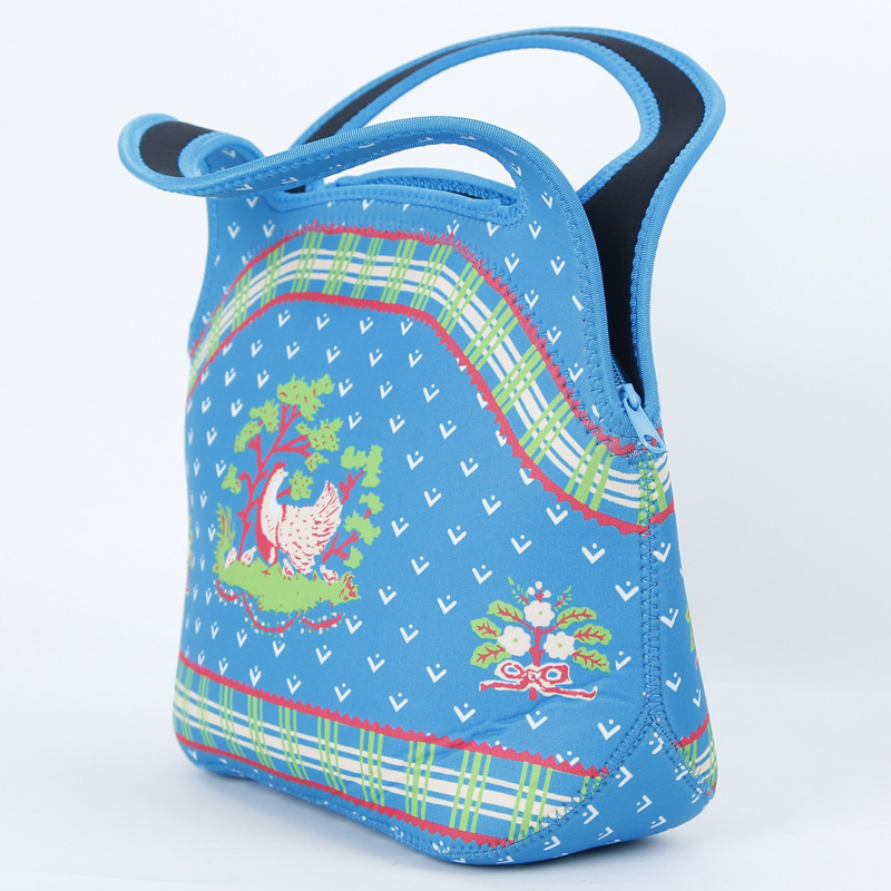 Neoprene Insulated Waterproof Portable Fashion Lunch Bag Woman Students