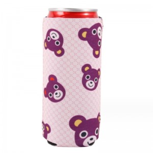 High Quality Eco Friendly Slim Beer Can Cooler Custom Logo Printed Coozy