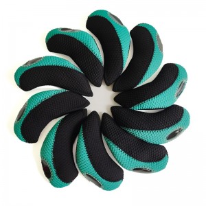 Golf iron cover colorful Neoprene Golf Club Wedge Iron Protective Headcover 1set including 10pcs
