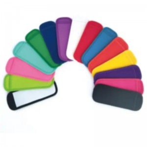 Wholesale Sublimation Blank Popsicle Sleeve Multicolor Icy Pole Holders Neoprene Icy Pole Holders For Kids