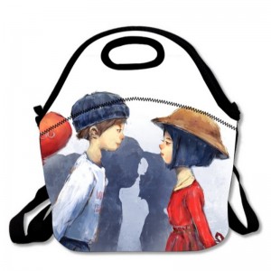 Neoprene Reusable Washable Picnic Camping Bag With Strap Thermal Insulated Lunch Tote Bag Box