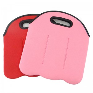 Wholesale Neoprene Fabric 6 Pack Beer Neoprene Tote Bag Red Wine Cooler Bag for Picnic Beach