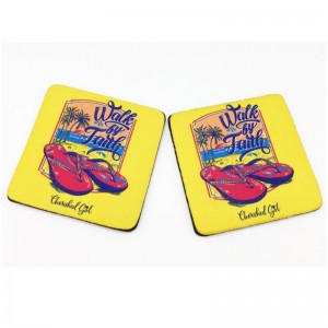 High Quality Neoprene Coaster Custom Logo Hot Neoprene Coaster